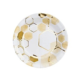 Honeycomb Dessert Plates, 8 ct