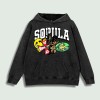 SOPILLA Street Graphic Hoodie 100% Cotton US Warehouse 6 ColorsColor: