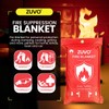 Zuvo Fire Blanket: Certified Fire Safety for Home, Kitchen &