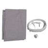 Grounding Pillowcase with Grounding Cord for Better Sleep Silver Fiber