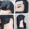 Barber Mannequin Head Male Haircut Training Head Men Human Hair