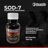 SOD-7: Superóxido Dismutasa y Glutation | Antioxidante con Vitamina D3,