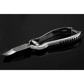 Suvorna Pinza profesional para uñas de pedicura de 14 cm con resorte y bloqueo trasero