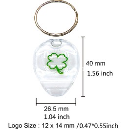 Nwsrayu Plastic Scraper for Lottery Tickets, Stickers, Labels, Films, Clover Lottery Scratcher, Lotto Scratcher With Keychain, Gambler Lucky gift (10)