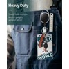 Pawfly 2 Pack Vertical 2-Card Badge Holder with Thumb Slots