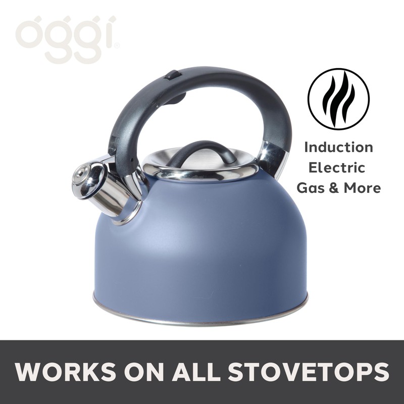 OGGI Tea Kettle for Stove Top - 64oz / 1.9lt,