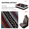 VarCozy Baja SaddleBlanketSeatCoversFullSet, Front SeatCovers and Split RearBenchSeatCoversforSedan, SUV,Truck,Universal Stripe