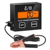 Linkstyle Small Engine Tachometer, Backlight Digital Tachometer Tach Gauge Meter
