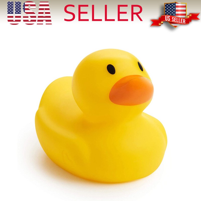 MUNCHKIN SAFETY BATH DUCKY WHITE HOT ALERT RUBBER DUCK 0+