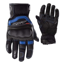 RST Urban Air 3 Mesh Vented CE Mens Motorcycle Gloves (Black, Blue, M)