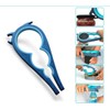 Jar Opener Multi Function Non-Slip Bottle Opener and Ring Pull