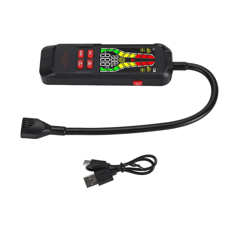 Gas Monitor Meter High Accuracy Multifunctional ABS Portable Gas Leak