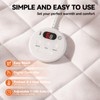 ESTINGO Heated Mattress Pad Full 54"x75", 1-10H Auto Off Heated