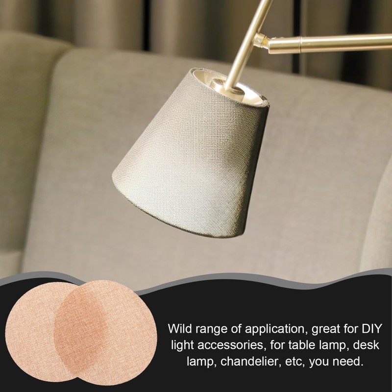 ULDIGI Round Ceiling Light Cover 6.29In Anti-Glare Lampshade Diffuser Plate