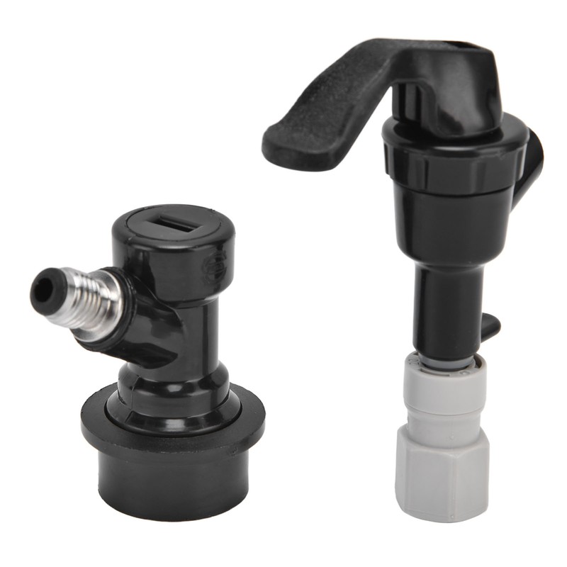 Beer Dispenser Plastic Black Portable Beer Tap Faucet for Outdoor