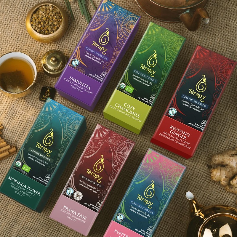 Térapy Ceylon Youthful Glow Herbal Tea Bags | Helps Maintain