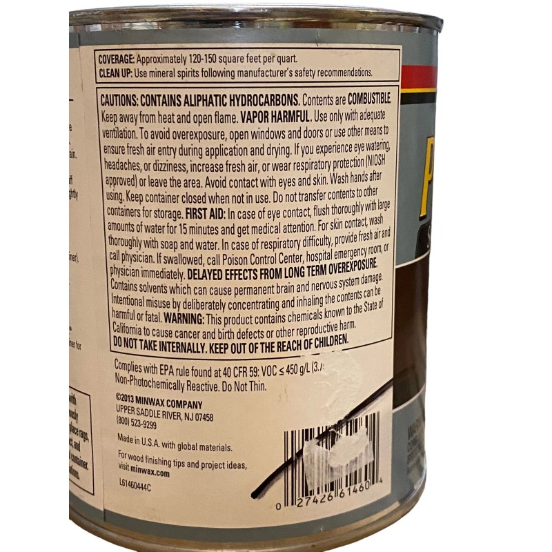Minwax PolyShades Wood Stain + Polyurethane Finish 1 Quart Tudor