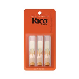 RICO Reeds for Soprano Sax Strength 2.0 (Pack of 3)