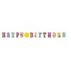 Serpentinas de papel crepé de Happy Birthday, cartel de 2