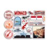 A5 Sticker Sheet Monaco Landmarks Vinyl Stickers - Monte Carlo