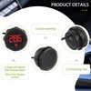 EPLZON 6 Pieces Digital Voltmeter DC 4-100V, 2 Wires 3-Digit