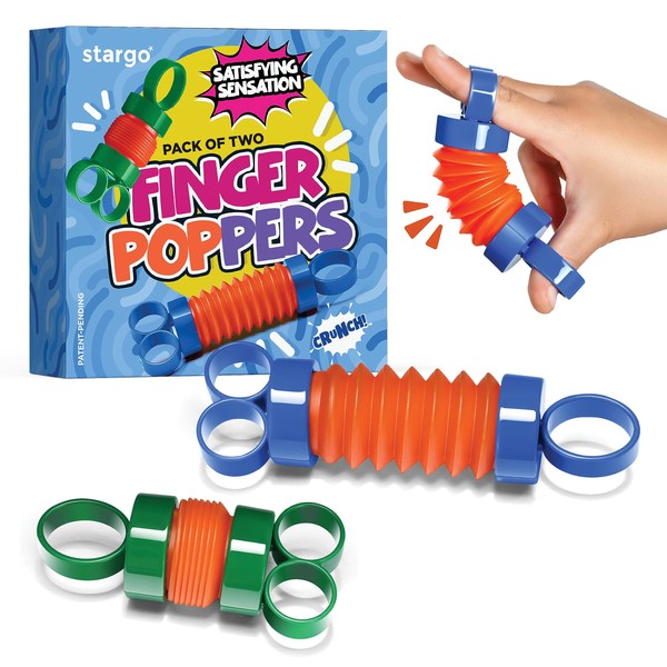 Finger Poppers Fidget Toy for Kids - Hand Exercisers Pop