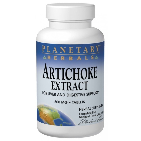 Planetary Herbals Artichoke Extract 500mg 120 Tabs