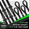 Automotive Parts and Accessories Rhino USA Ratchet Straps Tie Downs