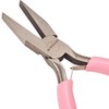 SUNNYCLUE 4.5 Inch Flat Nose Pliers Mini Precision Pliers Wire