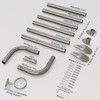 U Shaped Shower Curtain Rod, Adjustable Corner Shower Curtain Rod