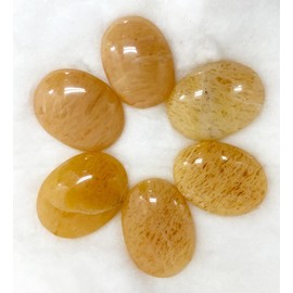 Soothing Crystals Thumb Worry Stone 40 x 30 mm Natural Yellow Aventurine Gemstone Chakra Healing Pocket Palm Stress Relief Stone Crystals Therapy w/Pouch & Crystal Info Cards