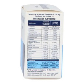 Microbiot 180 Mg Caja Con Frasco Con 14 Cápsulas