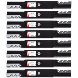 8PK USA Toothed Mulching Mower Blades for 42" Craftsman T210 13AN77XS093