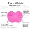 Silikon-Make-Up-Pinsel-Reinigungspad,Pinselreiniger,Pinsel Reinigung,GrüNdliche Tiefenreinigung, Sanfte Borstenpflege Und Hohe Schmutzaufnahme,Perfekte Pflege FüR