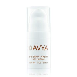 AVYA Eye Bright Cream (0.17oz / 5ml) - Advanced Ayurvedic Skincare/Caffeine Reduces Dark Circles and Puffiness/Tightens and Reduces Fine Lines Around Eyes