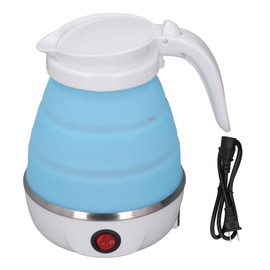 Portable Foldable Electric Kettle Travel Foldable Electric Kettle Collapsible Water Boiler with Detachable Power Cord