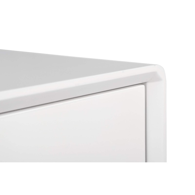 Elle Decor Rory Mid-Century Side Table, Modern Accent Bedside Nightstand,