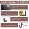 Wine Bottle Protector Sleeves by Honeycomb Paper,16 Set Reusable Glass