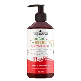 Natural baby shampoo from green - strawberry
