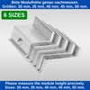 Solar Panel End Clamp 4 Pieces for 30 mm Module