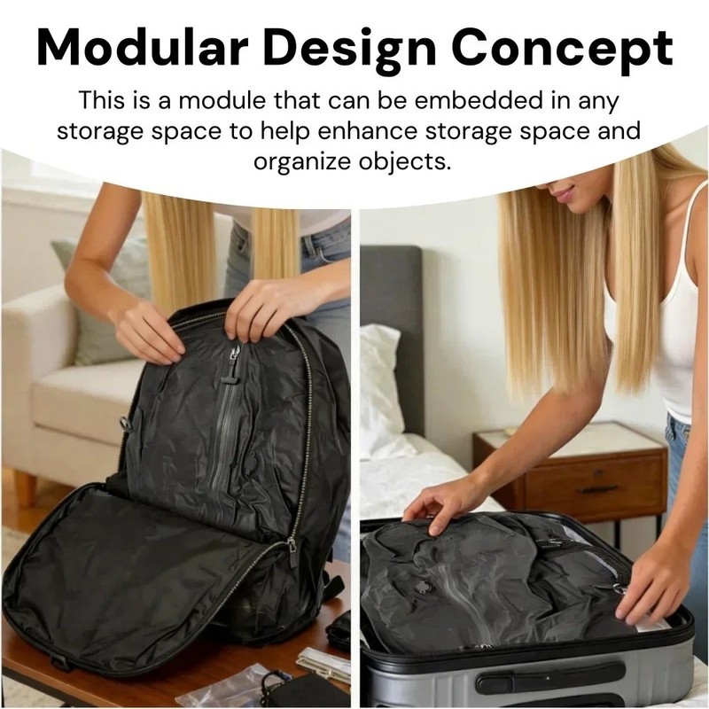 Closiq Packing Cubes Travel – Waterproof Compression Storage, Home and