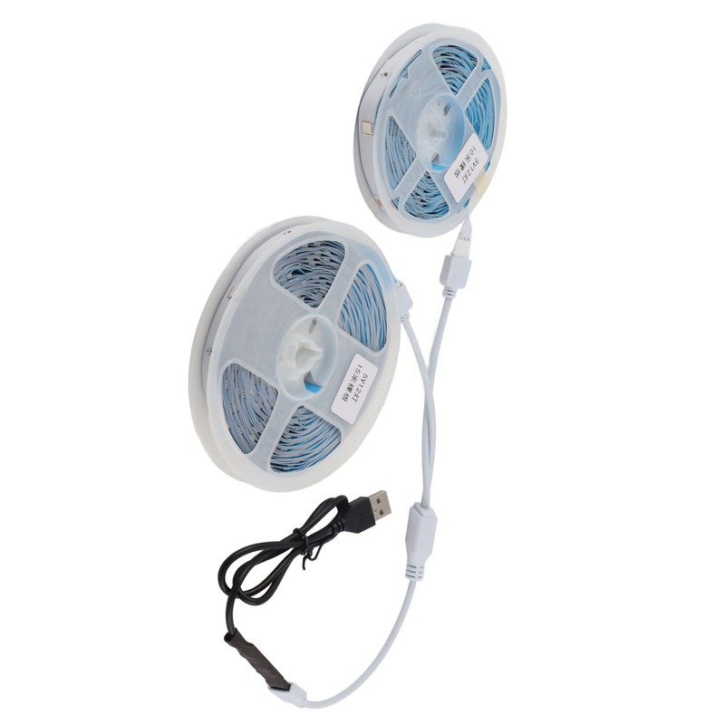 LED RGB Strip Light 5V Button Control Tape Light Color