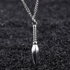PAMTIER Men Stainless Steel Spear Point Arrowhead Spearhead Pendant Necklace