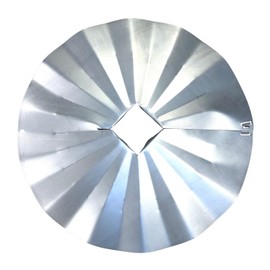 SB7GLV - 4X4 Disk Squirrel Baffle - Galvanized Finish - USA