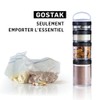 BlenderBottle GoStak Twist n' Lock Storage Jars, 150cc 2-Pak, Black