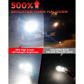 ZONBEAM 7440 LED Reverse Light Bulbs for RAM 1500 2019-2025/2500 3500 2019-2024 - CANBUS Error Free (Plug-and-Play),No Hyper Flash - Powerful & Super Bright with Cooling Fan