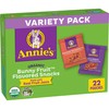 Annie's Organic Bunny Fruit Snacks, Variety Pack, Gluten Free Snack,