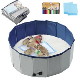 Artilife Dog Whelping Box Pool,Whelping Box for Dogs Birthing,Welping Box Whelping Pen for Puppies Whelping Supplies