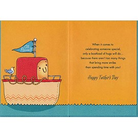 Designer Greetings S.S. Love Ya Cute Boat Juvenile/Kids Father's Day Card for Godfather