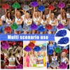 Cheerleader Pompoms, Pack of 2 Pompoms Cheerleading with Handle, Sports